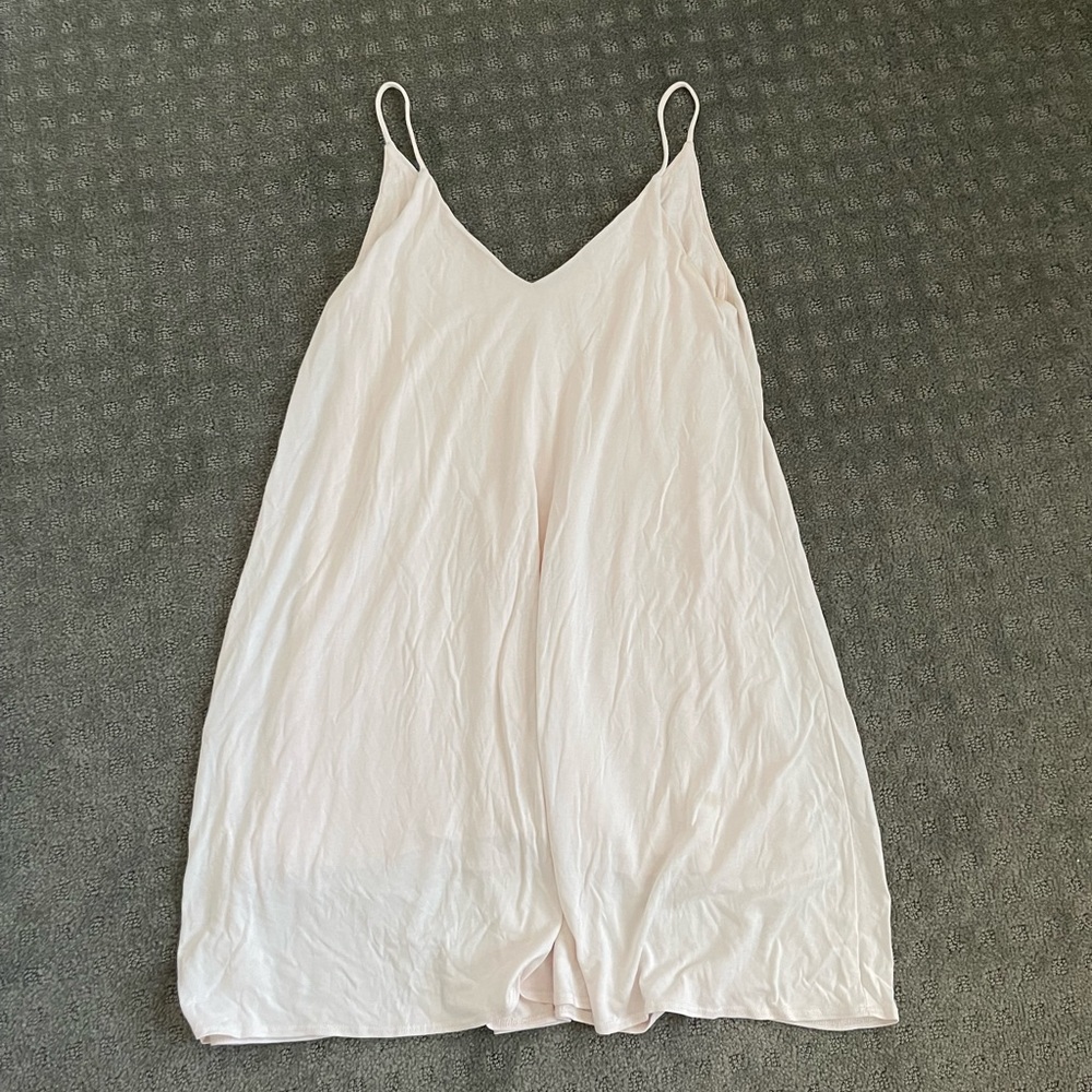 Flowey baby pink tank top sundress